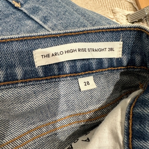 Denim Forum - The Arlo High Rise Straight Jean - Picture 4 of 5